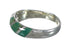 Silver Southwest Turquoise Inlay Jewelry Ring Size 4-3/4 AX93126