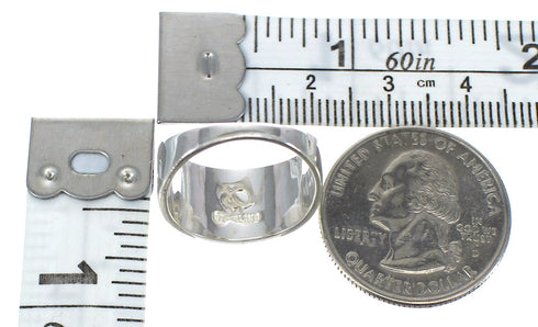 Turquoise Southwestern Jewelry Sterling Silver Ring Size 6 AX93038