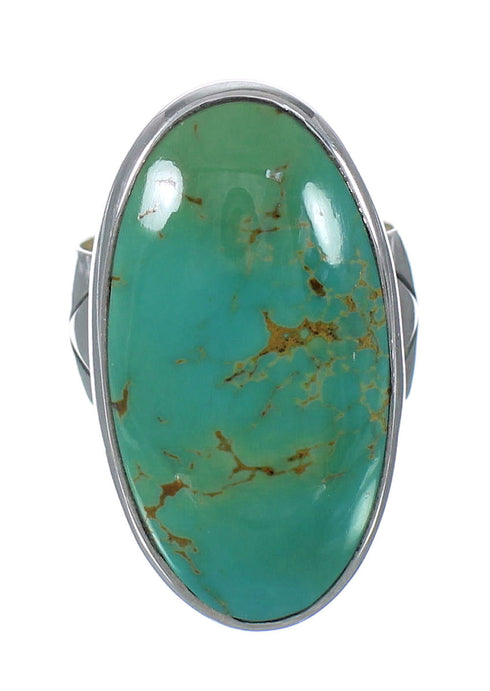 Turquoise Sterling Silver Southwest Ring Size 5-3/4 AX92615