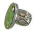 Turquoise Genuine Sterling Silver Southwestern Ring Size 7-1/2 AX92618