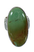 Southwest Sterling Silver Turquoise Jewelry Ring Size 6-1/4 AX92678