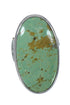 Silver Turquoise Jewelry Southwest Ring Size 5-1/4 AX92683