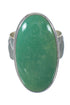 Sterling Silver Turquoise Jewelry Southwestern Ring Size 6-3/4 AX92688