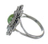 Genuine Sterling Silver Turquoise Flower Ring Size 5-1/4 FX91436