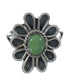 Sterling Silver Turquoise Flower Jewelry Ring Size 8-1/4 FX91450