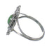 Sterling Silver Turquoise Flower Jewelry Ring Size 8-1/4 FX91450