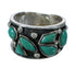 Southwestern Silver And Turquoise Ring Size 6-3/4 YX90747