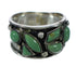 Southwestern Genuine Sterling Silver And Turquoise Ring Size 4-3/4 YX90751