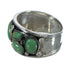 Southwestern Genuine Sterling Silver And Turquoise Ring Size 4-3/4 YX90751