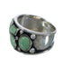 Southwestern Turquoise Silver Ring Size 6 YX90755