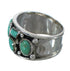 Southwest Turquoise And Sterling Silver Ring Size 5 YX90764