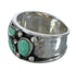 Southwest Turquoise And Authentic Sterling Silver Ring Size 7-3/4 YX90770