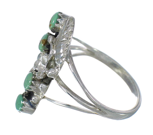 Sterling Silver Turquoise Ring Size 6-1/2 FX91861