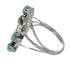 Sterling Silver Turquoise Ring Size 6-1/2 FX91861