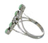 Genuine Sterling Silver Turquoise Jewelry Ring Size 7-3/4 FX91866
