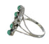 Genuine Sterling Silver Turquoise Ring Size 5-3/4 FX91869