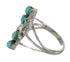 Sterling Silver Turquoise Jewelry Ring Size 8 FX91883