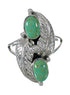 Southwestern Sterling Silver Turquoise Jewelry Ring Size 8 FX91476
