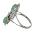 Southwestern Sterling Silver Turquoise Jewelry Ring Size 8 FX91476