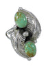 Sterling Silver Turquoise Jewelry Ring Size 5-3/4 FX91534