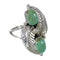 Southwest Sterling Silver Turquoise Jewelry Ring Size 5-1/4 FX91543
