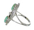 Genuine Sterling Silver Turquoise Jewelry Ring Size 6-1/4 FX91545