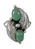 Genuine Sterling Silver Turquoise Ring Size 5-1/2 FX91555