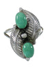 Southwest Sterling Silver Turquoise Jewelry Ring Size 5-1/2 FX91561