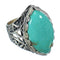 Sterling Silver Turquoise Southwest Ring Size 7-1/4 FX93421
