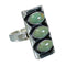 Sterling Silver And Turquoise Ring Size 6-3/4 FX90367