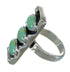 Silver And Turquoise Southwestern Ring Size 5-1/4 FX90379