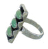 Sterling Silver And Turquoise Ring Size 5-1/4 FX90382