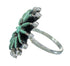 Sterling Silver Turquoise Needlepoint Jewelry Ring Size 6-3/4 FX90401