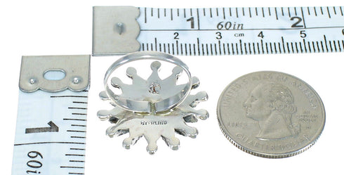 Needlepoint Turquoise Sterling Silver Ring Size 6 FX90407