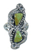Genuine Sterling Silver Turquoise Jewelry Ring Size 6-1/4 FX90696
