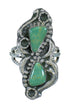 Sterling Silver Turquoise Southwest Jewelry Ring Size 8-1/2 FX90716