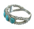 Turquoise Southwest Jewelry Silver Ring Size 8-1/4 AX89320