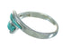 Turquoise Authentic Sterling Silver Ring Size 5-3/4 AX92289