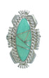 Turquoise Genuine Sterling Silver Jewelry Ring