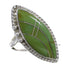 Turquoise Inlay Sterling Silver Southwestern Ring Size 4-3/4 AX88613