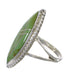 Turquoise Inlay Sterling Silver Southwestern Ring Size 4-3/4 AX88613
