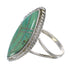 Silver Turquoise Southwest Ring Size 6-1/4 AX88645