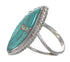 Turquoise Opal Authentic Sterling Silver Southwestern Ring Size 6-1/4 YX87904