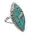 Turquoise Opal Sterling Silver Southwest Ring