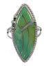 Authentic Sterling Silver Opal Turquoise Southwestern Ring Size 5-1/2 YX88818