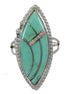 Genuine Sterling Silver Opal And Turquoise Southwest Ring Size 5 YX88823