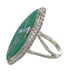Genuine Sterling Silver Opal And Turquoise Southwestern Ring Size 4-3/4 YX88824