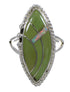 Southwestern Silver Turquoise Opal Ring Size 7 YX88848