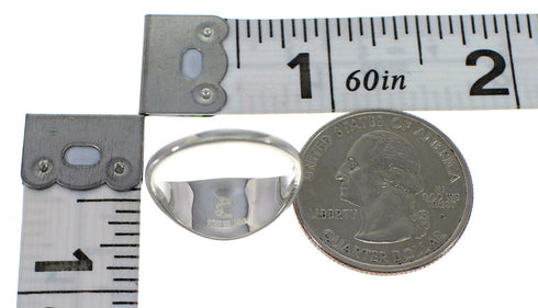 Silver Magenta Turquoise Ring Size 5-3/4 AX88713