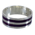 Magenta Turquoise Sterling Silver Ring Size 5 FX92117